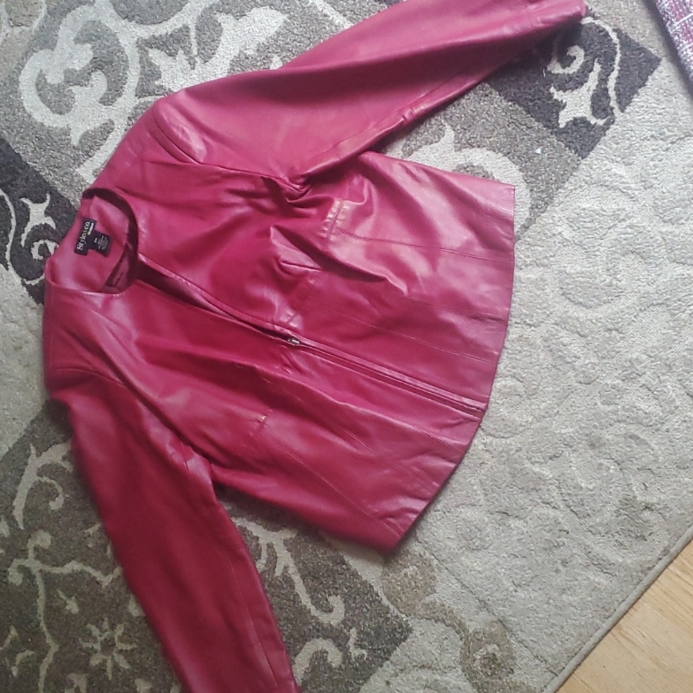Leather jacket